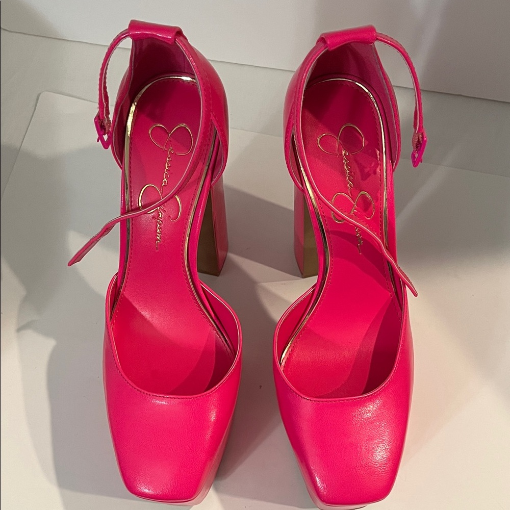Pink Platform Heels by Jessica Simpson